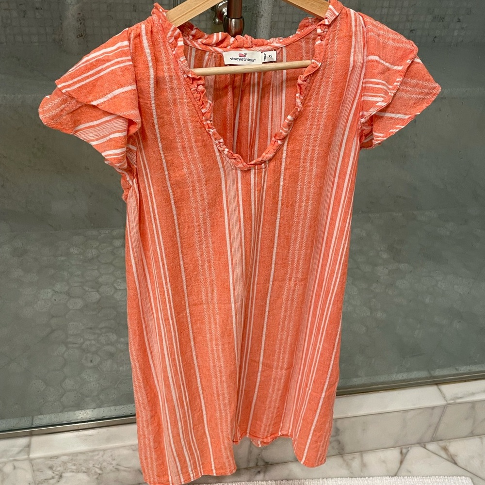 Vineyard vines Orange dress